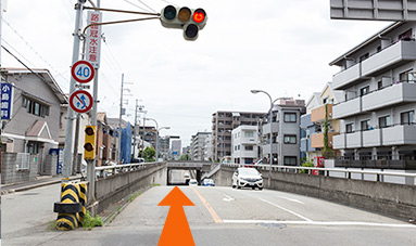 阪急電車の高架